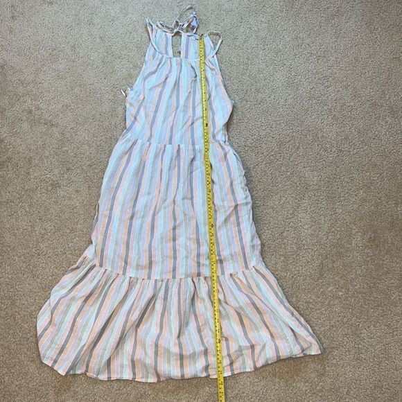 Lucky Brand Striped Ruffle Dress - Picture 6 of 7